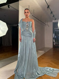 Dubai Woman Evening Dresses For Events Luxurious Satin A-Line Stylish Special Occasion Prom Gowns Customized Vestido Réveillon