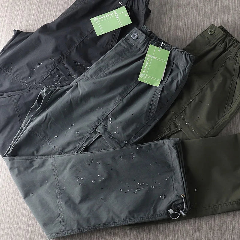 Tactical Cargo Pants Men's Spring Cotton Overalls Outdoor Work Long Trousers Hombre Clothing Hiking Pants Multiple Pockets