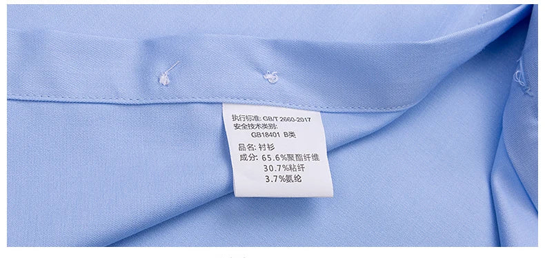 Windsor Collar Regular Cuff Dress Shirt Fashion Men's Long Sleeve Luxury Business Formal Shirts Solid Easy Care Casual Social