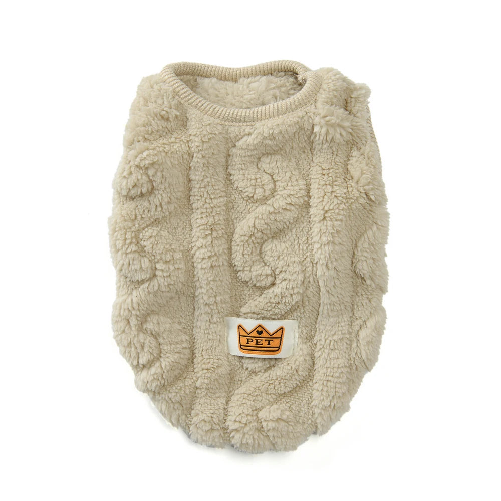 Soft Fleece Dog Clothes For Small Dogs Cats Sweater Autumn Winter Warm Puppy Vest Apparel French Bulldog Yorkshire Pet Costume