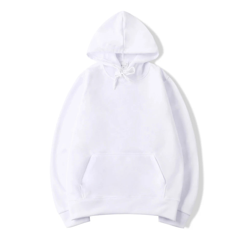 Men Hoodies Women Pullover Spring Autumn Casual Hoodie Sweatshirts Solid Color Hoodies Oversize Black Sweatshirt For Male