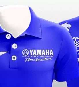 New YAMAHA Motorcycle Racing Team Polo Shirt Exclusive Racing Version MXGP Off-Road Riding Short Sleeve Venue Uniform Work Shirt