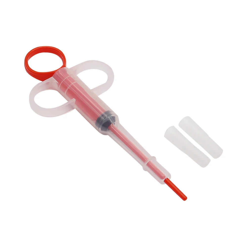 Pet Pills Applicator Cats Dogs Syringe Medicine Feeder Insect Repellent Supplies Can Clip Pills Cats and Dogs Pet Water Feeder