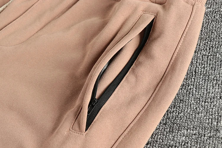 Autumn Japanese Retro Knitted Ankle-length Sweatpants Men's Fashion Elastic Waist Drawstring Sport Casual Ankle-tied Pants
