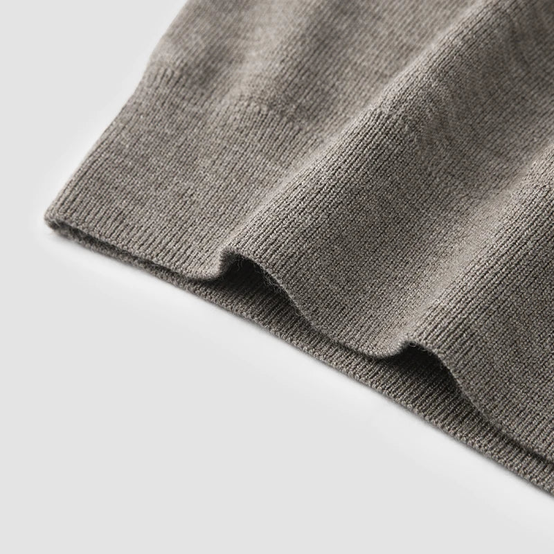 Semir Sweater Men 2024 Winter New Machine-Washable Base Wool Sweater Solid Color Inner Wear Simple Versatile Pullover