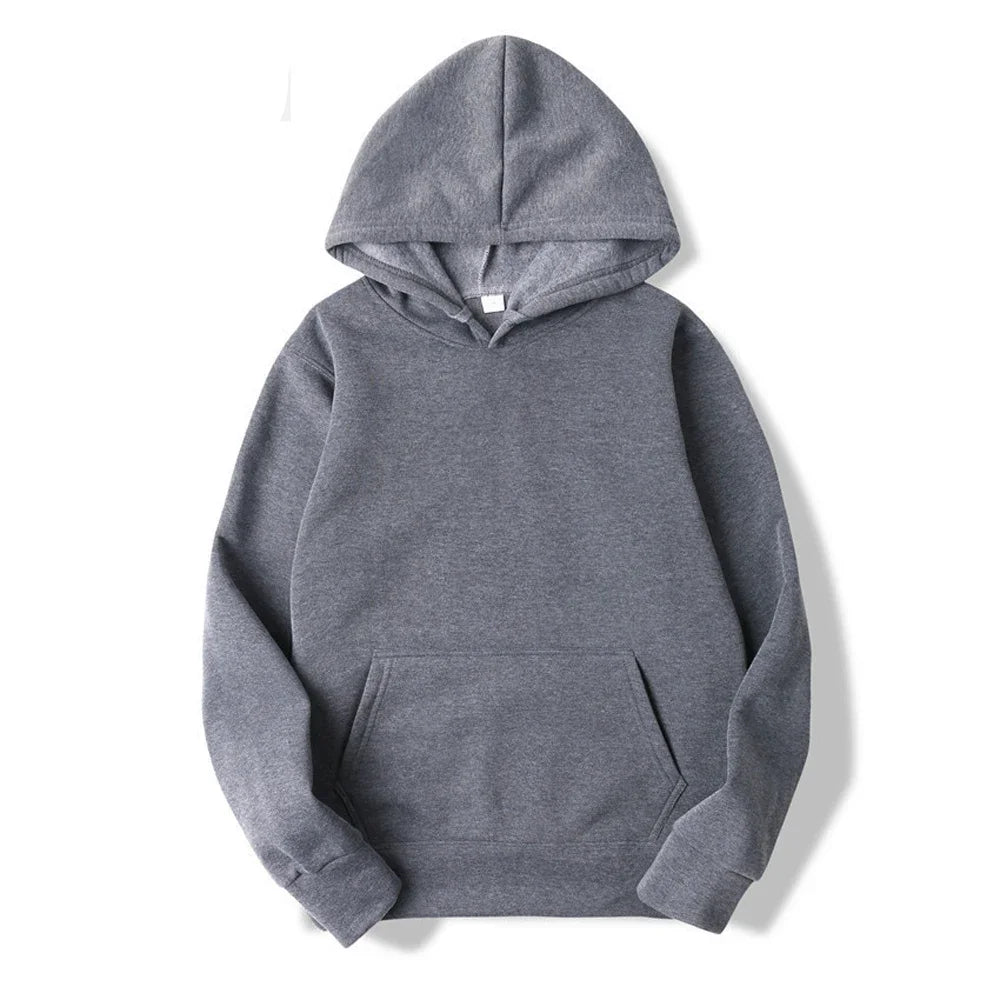 Men Hoodies Women Pullover Spring Autumn Casual Hoodie Sweatshirts Solid Color Hoodies Oversize Black Sweatshirt For Male