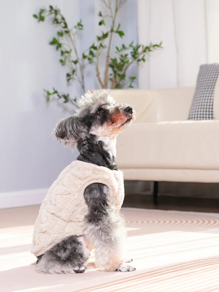 Soft Fleece Dog Clothes For Small Dogs Cats Sweater Autumn Winter Warm Puppy Vest Apparel French Bulldog Yorkshire Pet Costume