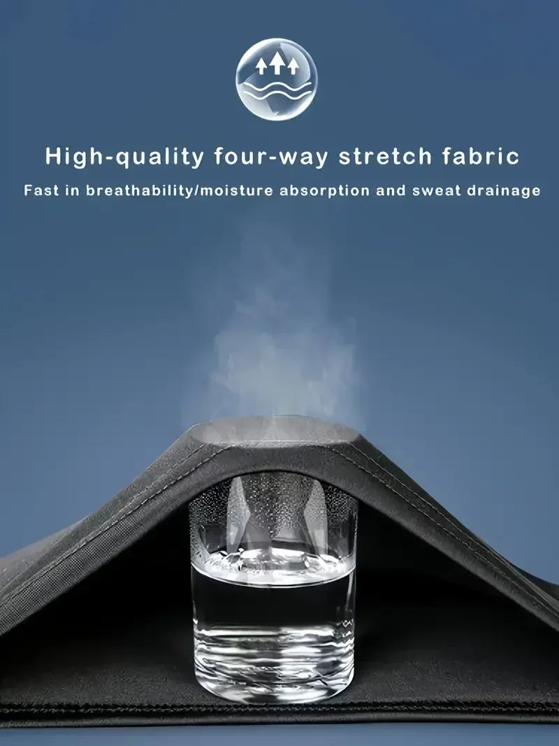 New mens T-shirt fitness short sleeved shirt breathable sweat absorbing quick drying suitable for gym basketball running cycling