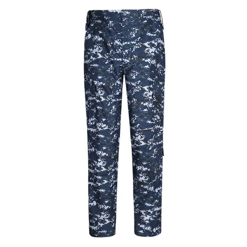 Military Uniform Navy Blue Camouflage Suits Outdoor Tactical Uniform Airsoft Clothing Military Tactical Gear Man Army Uniform