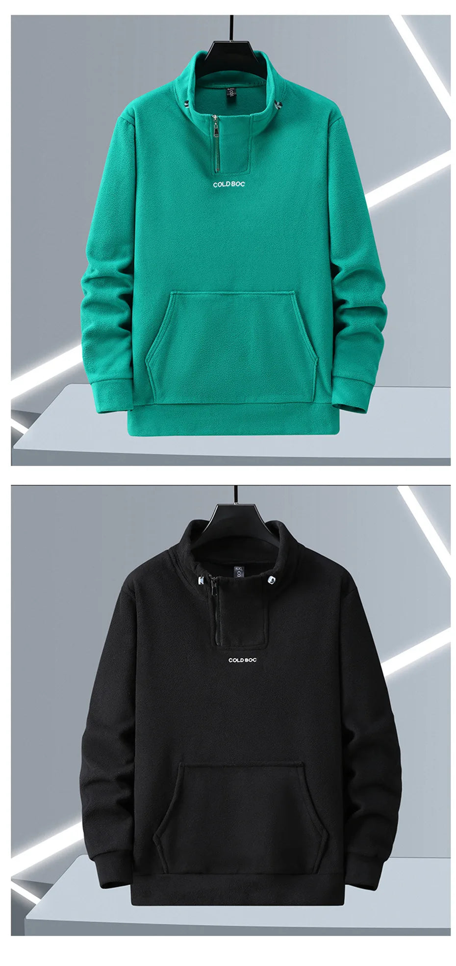 Polar Fleece Tracksuit Men 12XL Plus Size Men's Sets Sweatshirt Sweatpants Autumn Winter Casual Suits Male Big Size 10XL 12XL