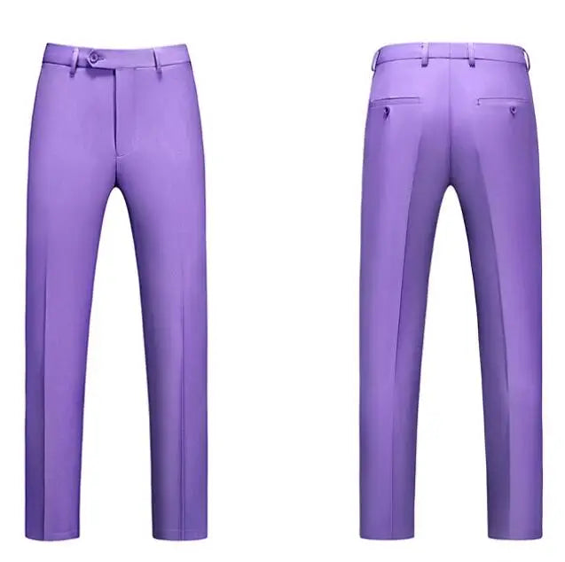 Men Royal Blue Suit Pants, Business Office Trousers,White Black Red Pantalones Hombre, Wedding Party Dress Pants Big Size Slacks