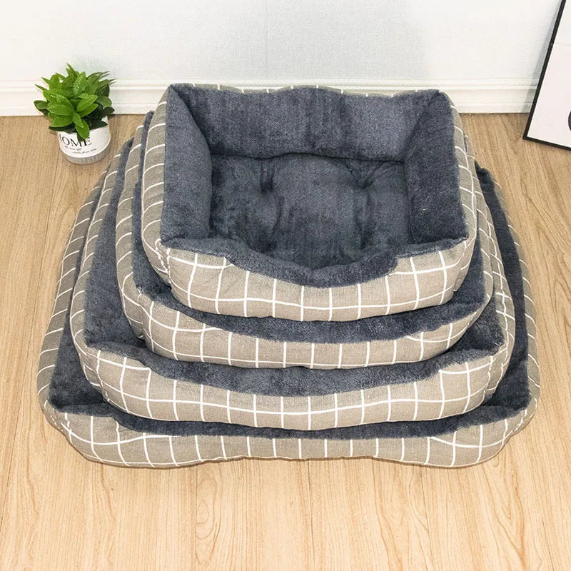 Pet Winter Bed Mat Large Dog Sofa Bed Warm Pet Nest Kennel For Small Medium Large Dogs Puppy Kitten Plus Size Sleeping Mattress