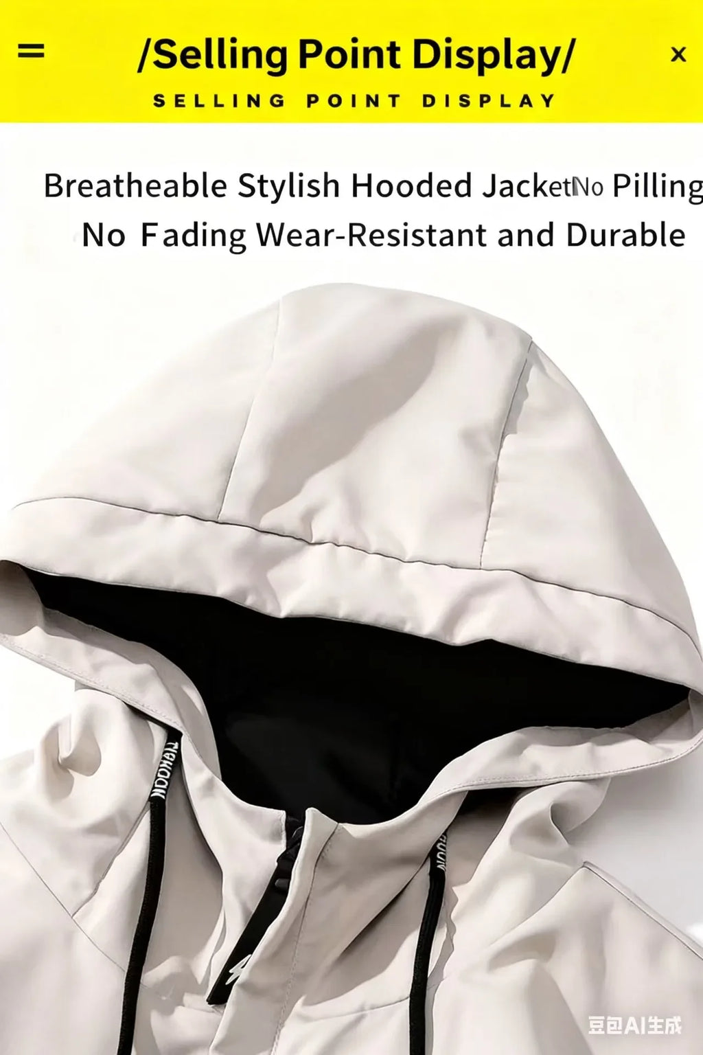 2025 Premium Men's Hooded Zipper Jacket - Windproof Casual Baseball Coat, Spring/Autumn Outdoor Style