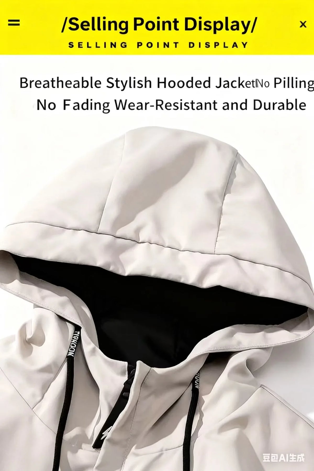 2025 Premium Men's Hooded Zipper Jacket - Windproof Casual Baseball Coat, Spring/Autumn Outdoor Style