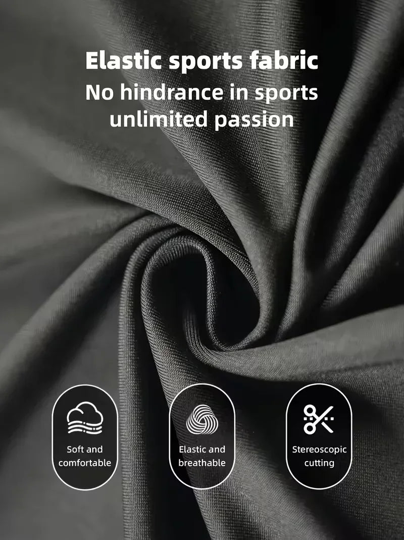 New mens T-shirt fitness short sleeved shirt breathable sweat absorbing quick drying suitable for gym basketball running cycling