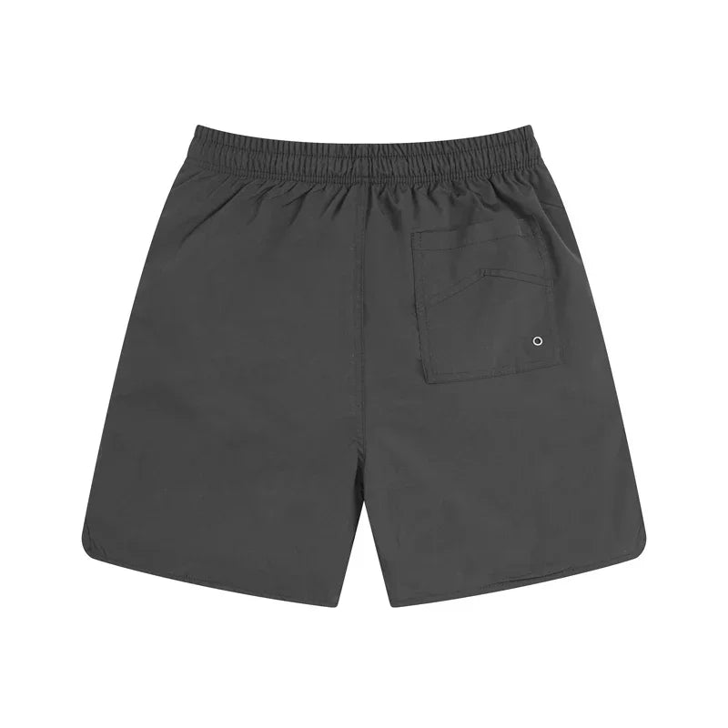 American Style Trendy Rhude Casual Shorts Loose Breathable Multi-color Mesh Beach Sports Shorts