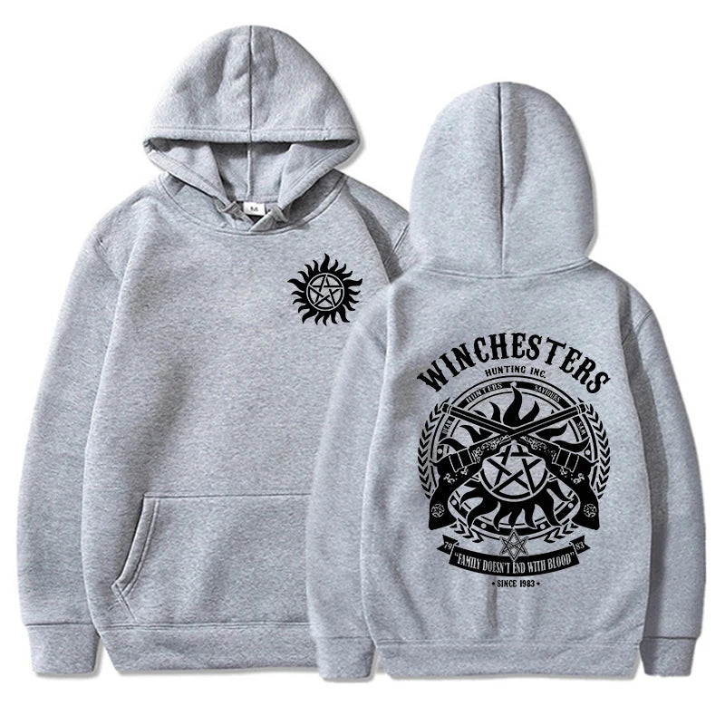 NEW Supernatural Printed Hoodie Women Men Fashion Autumn Winter Warm Sweatshirt Hip Hop Harajuku Streetwear Long Sleeve Pullover