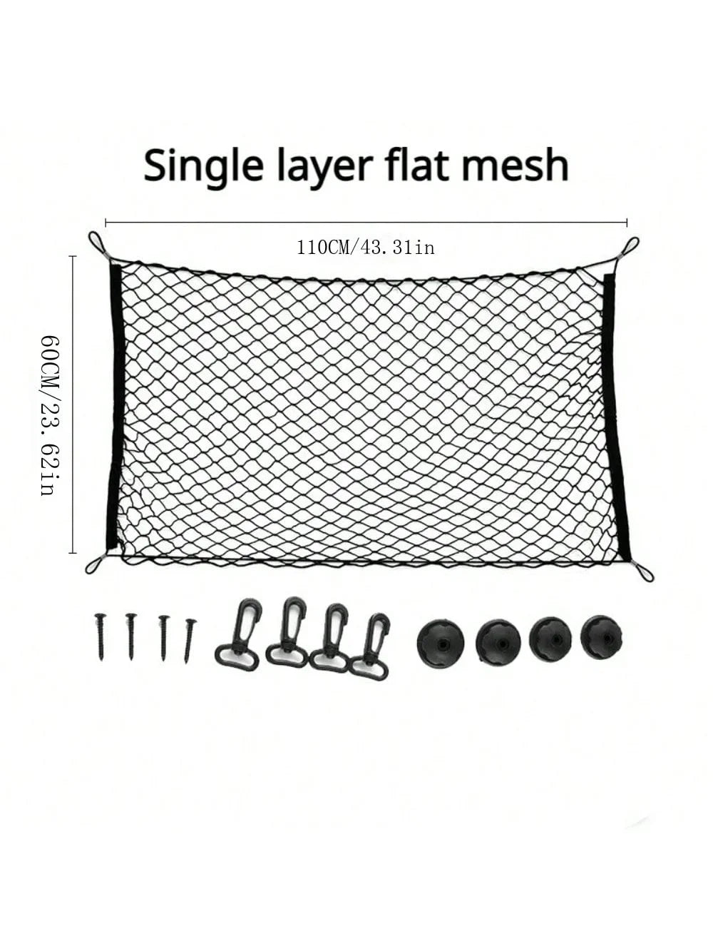 Car Trunk Fence Net Dog Isolation Protection Net Car Mounted Rear Seat Dog Safety Net Sturdy Elastic Pet Fence for Any Vehicle