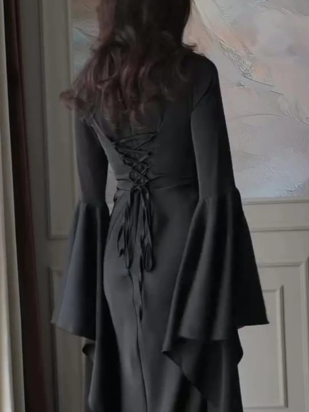 Eid Muslim Women Dress Abaya Flare Sleeve Vestidos Largos Party Caftan Jalabiya Ramadan Long Dresses Dubai Kaftan Arab Robe 2025