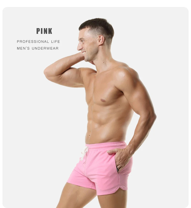 Summer Men Cotton Casual Shorts Quick Dry Gym Basketball Shorts Sport Running Shorts Man Crossfit Fitness Sweatpants Men Clothes