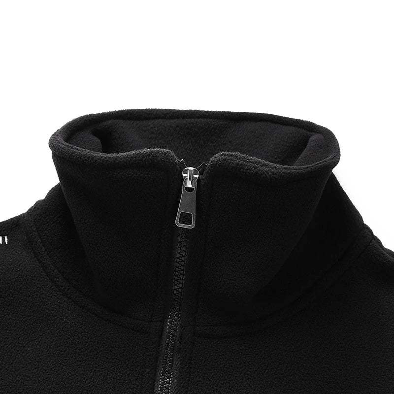 Plus Size Men Sweatshirt Half Zip Long Sleeve Pullover 6XL 7XL 100-175kg Solid Color Tops Autumn Winter Big Size Men Clothing