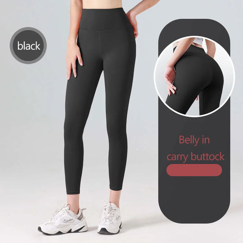 Ribbed Yoga Pants High Waisted Gym_eggings Sport Women Fitness