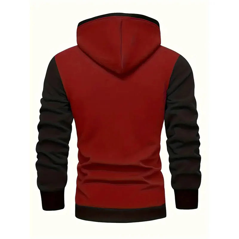 2024 Spring And Autumn Men's Sports Suit Fleece Lined Hooded Sweatshirt + Sweatpants 2 Sets Leather Label Embroidery Men's Wear