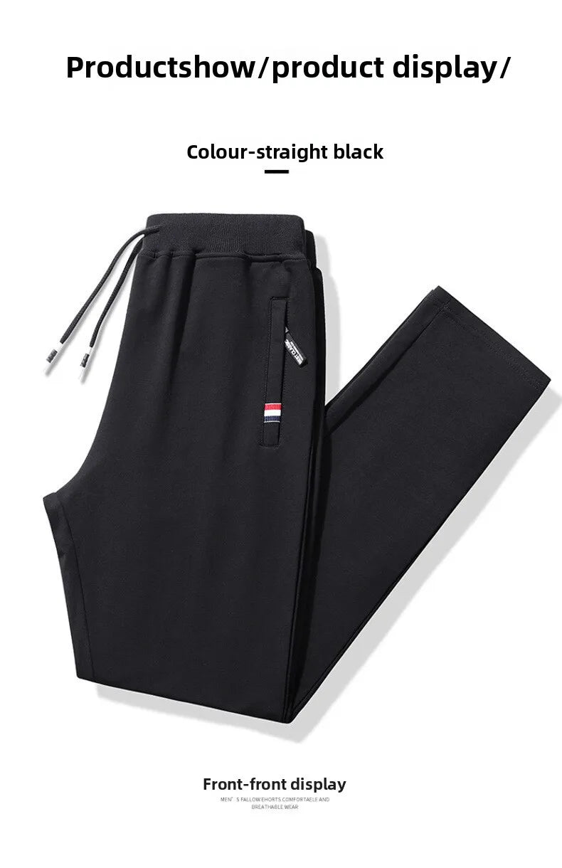 Autumn Pants Loose Gyms Jogger Track Pants Mens 6XL  8XL Men Fitness Sportswear Tracksuit Elastic Waist Sweatpants Cotton Trouse