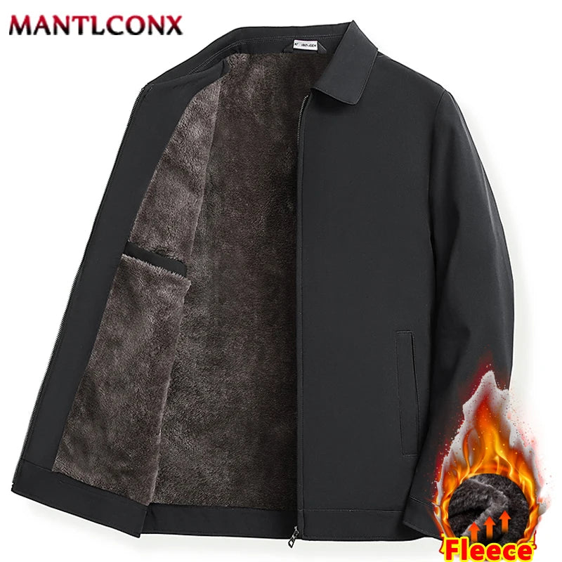 New Warm Padded Parka Men's Winter Jacket Coat Thermal Winter Jacket Men Business Casual Blazer Coat Men Autumn Luxury Outwear