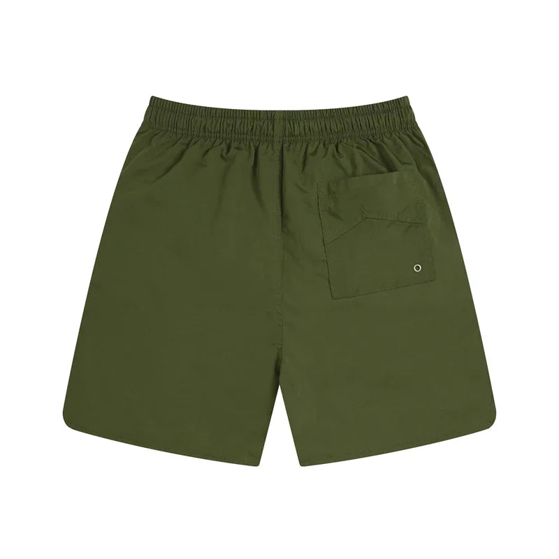American Style Trendy Rhude Casual Shorts Loose Breathable Multi-color Mesh Beach Sports Shorts