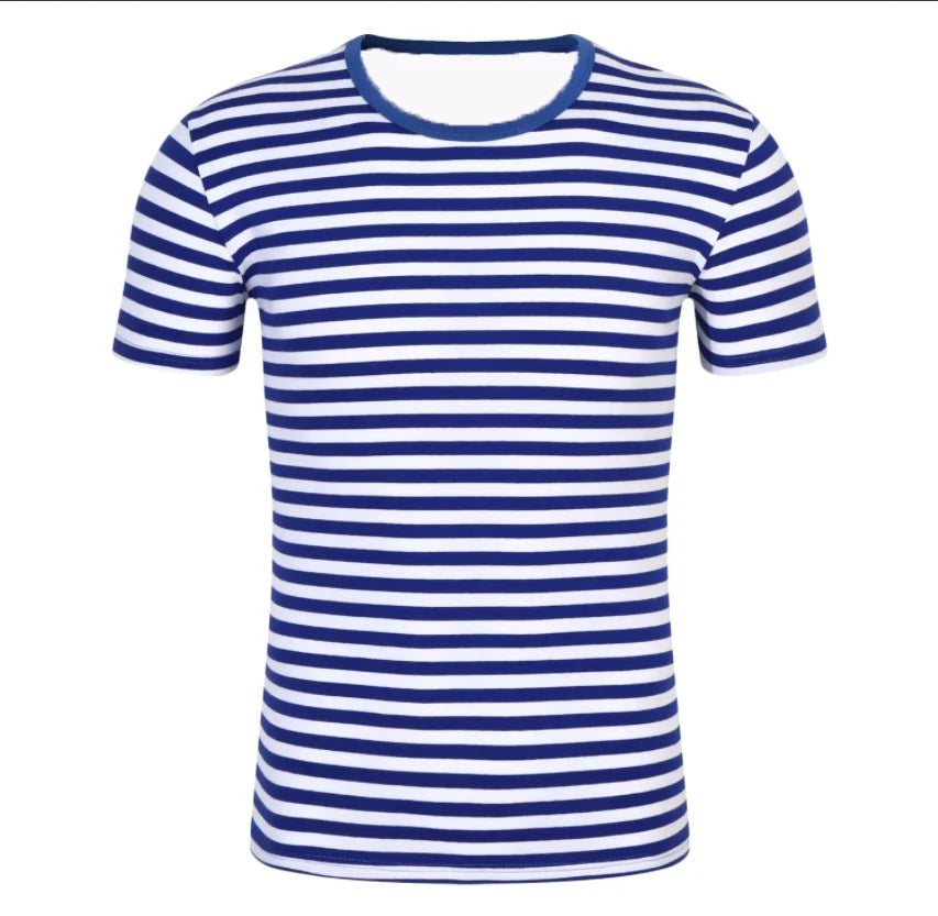Summer Multi-Colored Stripes T-Shirts 3D Print Men Women Casual Round Neck Short Sleeve T Shirt Top Harajuku Tees Men's Clothing
