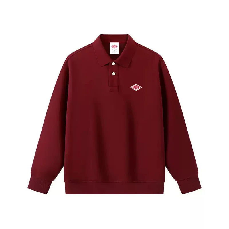 Autumn Winter High Quality Sweatshirts Cotton Brand Embroidery Logo Casual Hoodie Men Long Sleeve Women Polo Tracksuit Tops
