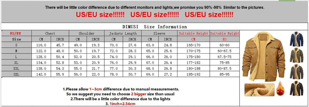 Autumn Winter Men's Fleece Jackets Casual Male Outdoor Windbreaker Work Jacket Mens Thermal Warm Tactical Coats Clothing