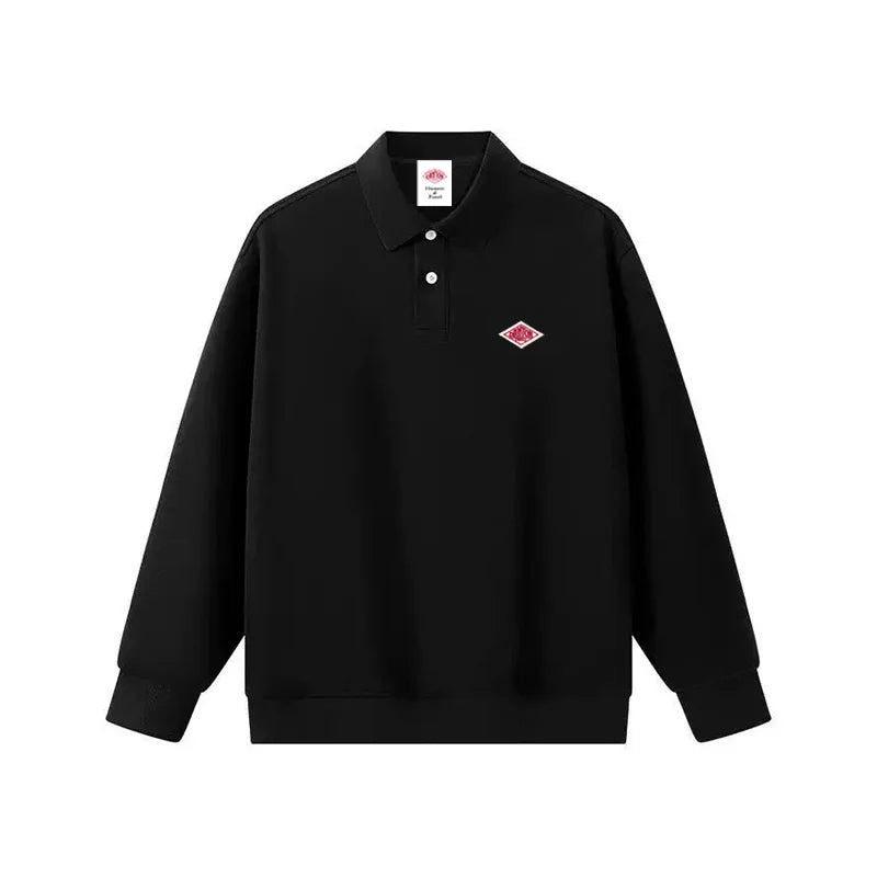 Autumn Winter High Quality Sweatshirts Cotton Brand Embroidery Logo Casual Hoodie Men Long Sleeve Women Polo Tracksuit Tops