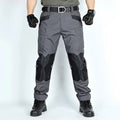 Men's Loose Training Pants Outdoor Waterproof Slim Stretch Tactical Pants with Pockets Multi-functional Quick-drying Cargo Pants