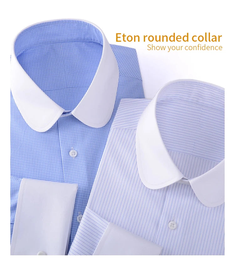 Wholesale men's British vintage shirt French cufflinks mens shirts long sleeve