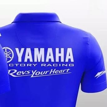 New YAMAHA Motorcycle Racing Team Polo Shirt Exclusive Racing Version MXGP Off-Road Riding Short Sleeve Venue Uniform Work Shirt