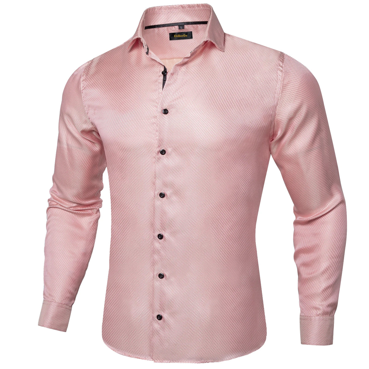 Brand New Men's Royal Blue Business Shirts Luxury Fashion Paisley Long Sleeve Turn-Down Collar Social Shirt Male Casual Blouse