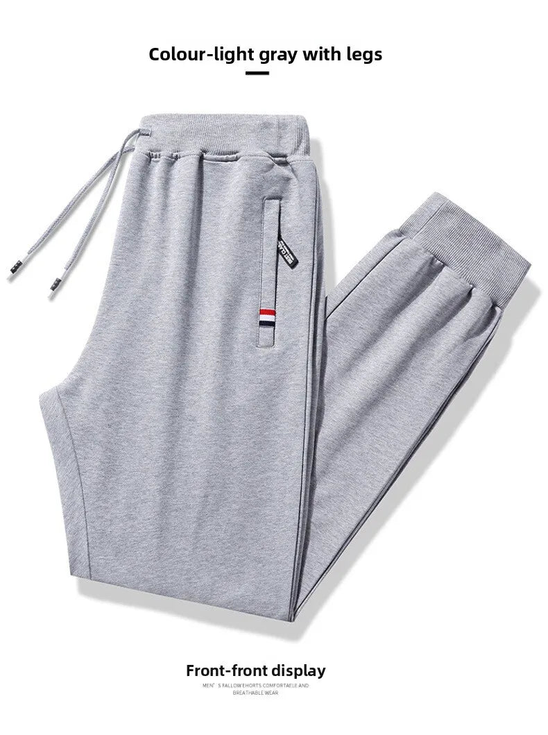 Autumn Pants Loose Gyms Jogger Track Pants Mens 6XL  8XL Men Fitness Sportswear Tracksuit Elastic Waist Sweatpants Cotton Trouse