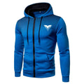 Men's Tracksuit Zipper Coat and Black Sweatpants Outdoor Casual Sporty Hoodie Jogging Suit Male Autumn Training Set Sweatshirts