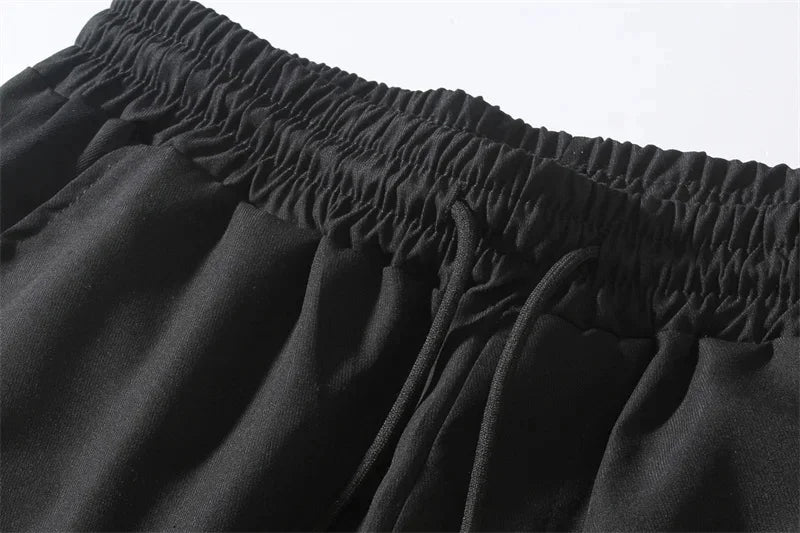 Spring Autumn New Cargo Pants Men's Fashion Sports Cargo Pants Solid Color Sweatpants Joggers Woven Pants Casual Male Trousers