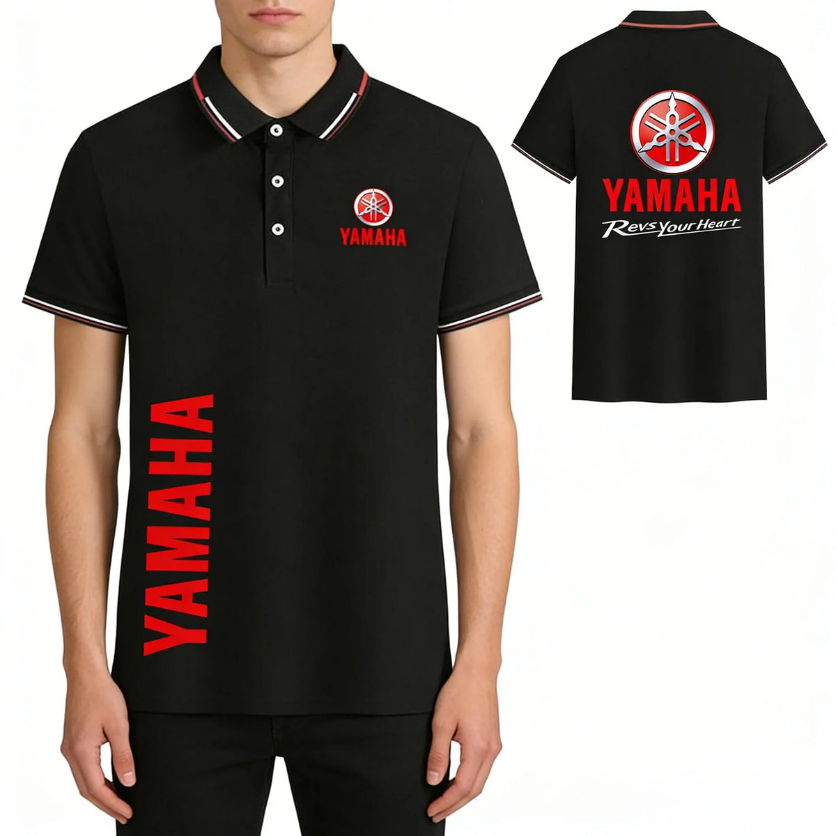 motorcycle Racing collared Yamaha POLO shirt cycling suit for men and women summer top short-sleeved T-shirt motogp fan clothing