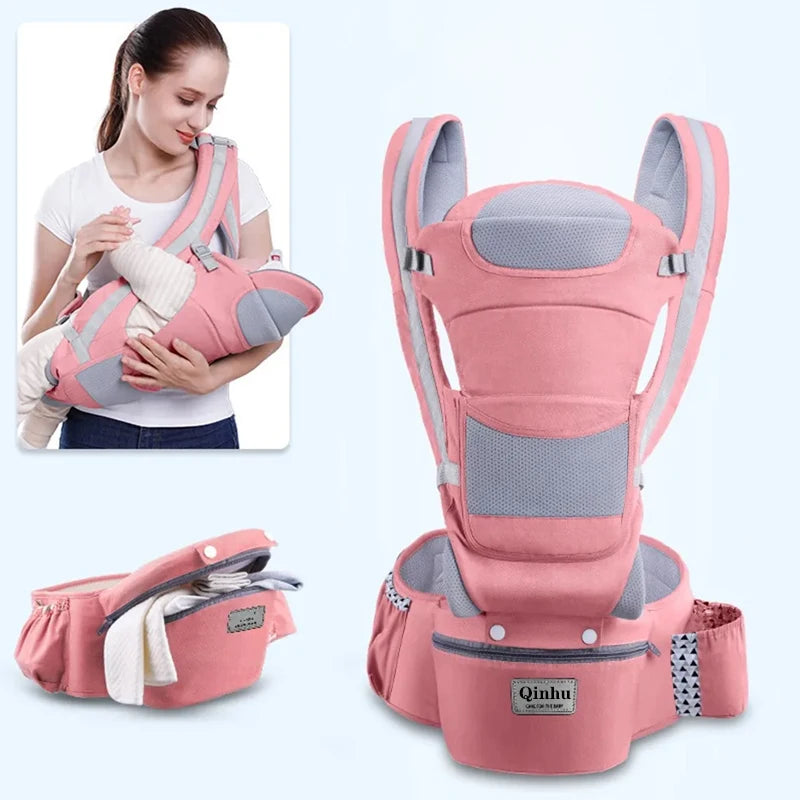 Newborn Ergonomic Baby Carrier Backpack Infant Baby Hipseat Carrier Front Facing Ergonomic Kangaroo Baby Wrap Sling Travel
