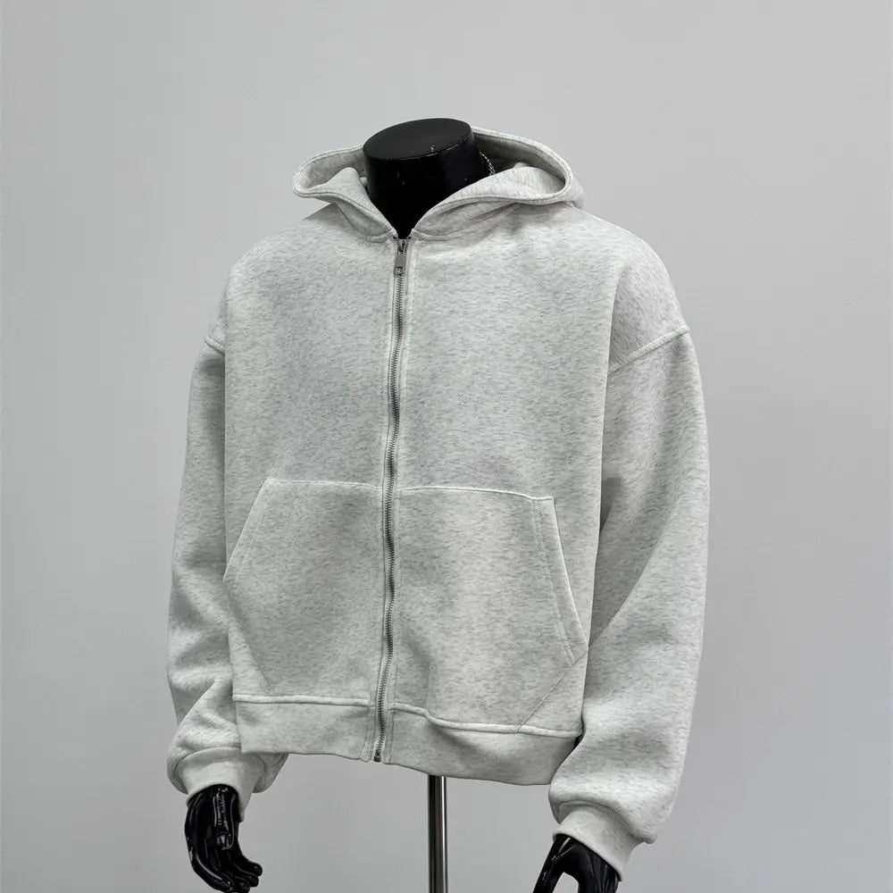 Juspinice Korean Fashion Spring New Hooded Sweatshirt Men's Back Backpack Design Sense Casual Top Jacket Male Clothing