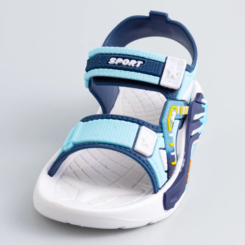 One Pairs of Summer Kids' Sandals Unisex Soft Bottom Casual Beach Shoes for Primary School Students