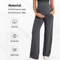 New Maternity Women Pants Solid Spring Autumn Wide-legged Pants High-waisted Loose Pants Casual Straight Pants Pregnant Clothing