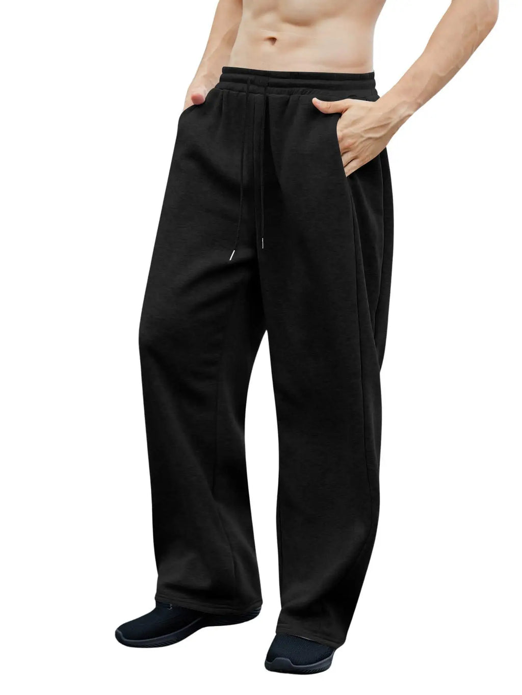 Y2k Harajuku Wide Leg Sweatpants Women Streetwear Baggy Oversize Gray Sports Pants High Waist Drawstring Casual Joggers Trousers