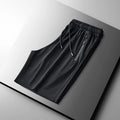 Men's Ice Silk Casual Shorts Summer Thin Quick Dry Breathable Sports 5-inch Pants Loose Plus Size Running Outdoor Beach Shorts