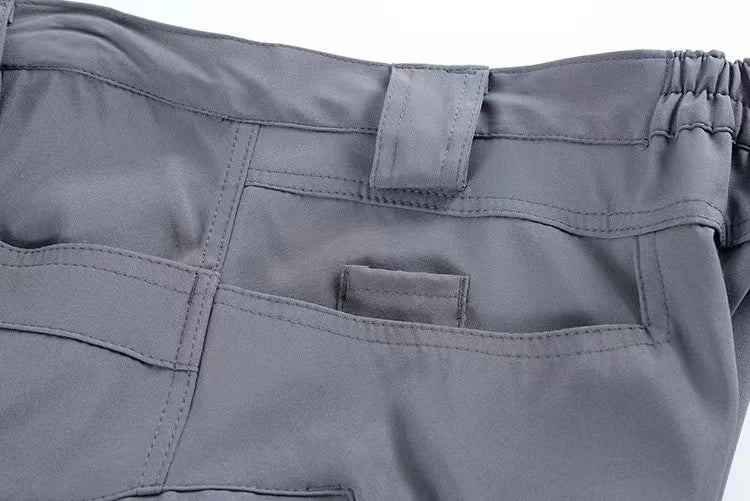 Men's Cargo Military Tactical Casual Trousers Softshell Elastic Spring Autumn Pants Hiking Camping Climbing Army Combat Running