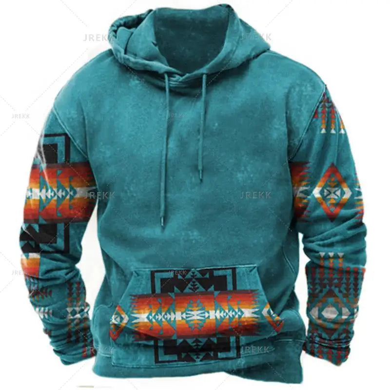 Spring And Autumn Retro men's Sweatshirt Hoodie For Men Oversized men's Clothing Casual India Harajuku men's Hoodie Hoodie